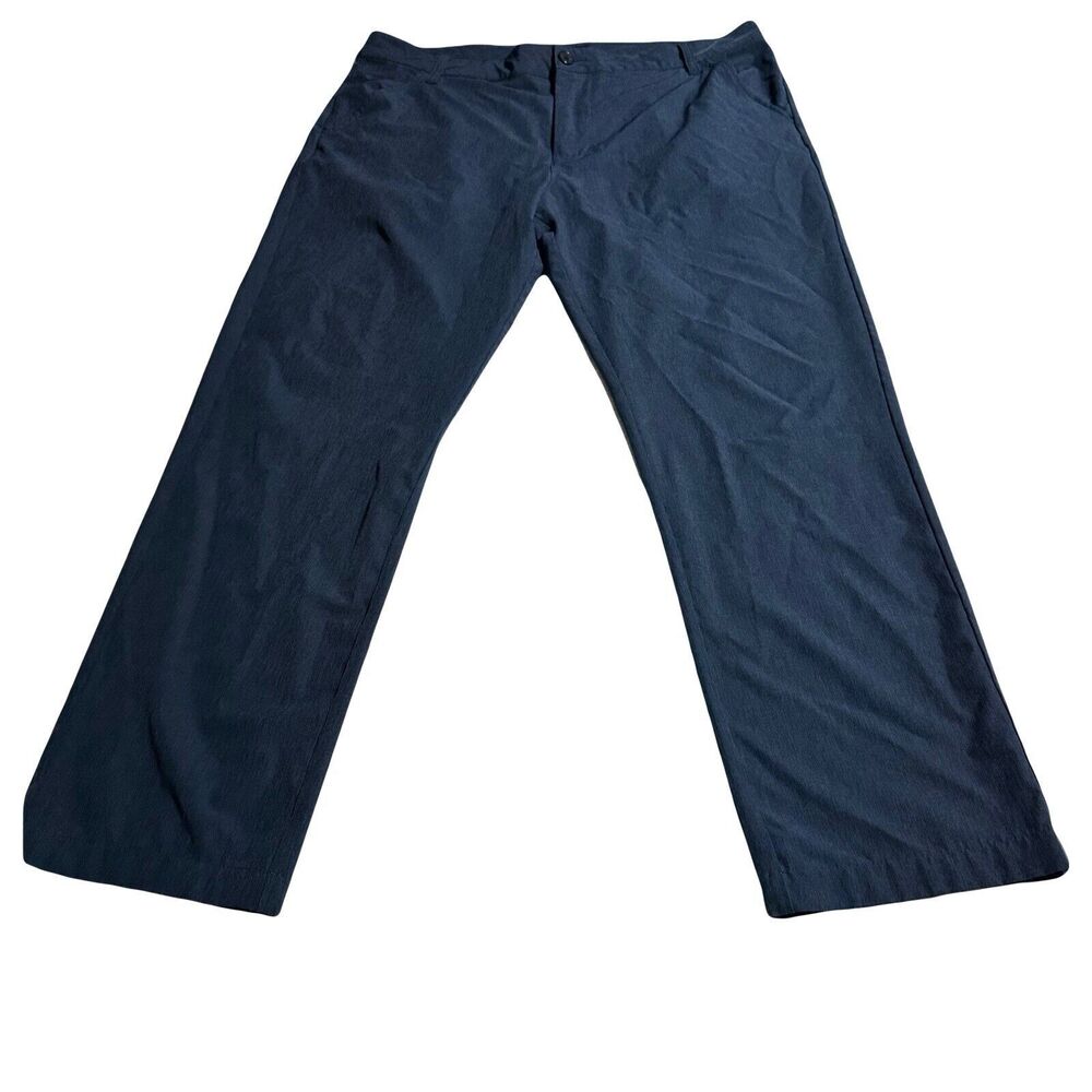 Travis Matthew Pants Mens Sz 36 Navy Blue Solid Stretch Golf Preppy Performance